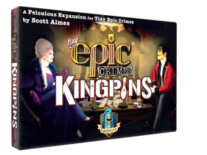 Tiny Epic Crimes: Kingpins board game cover