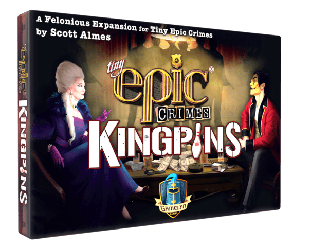 Tiny Epic Crimes: Kingpins board game cover