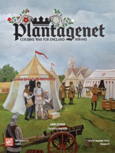 Plantagenet: Cousins’ War for England, 1459 – 1485 board game cover