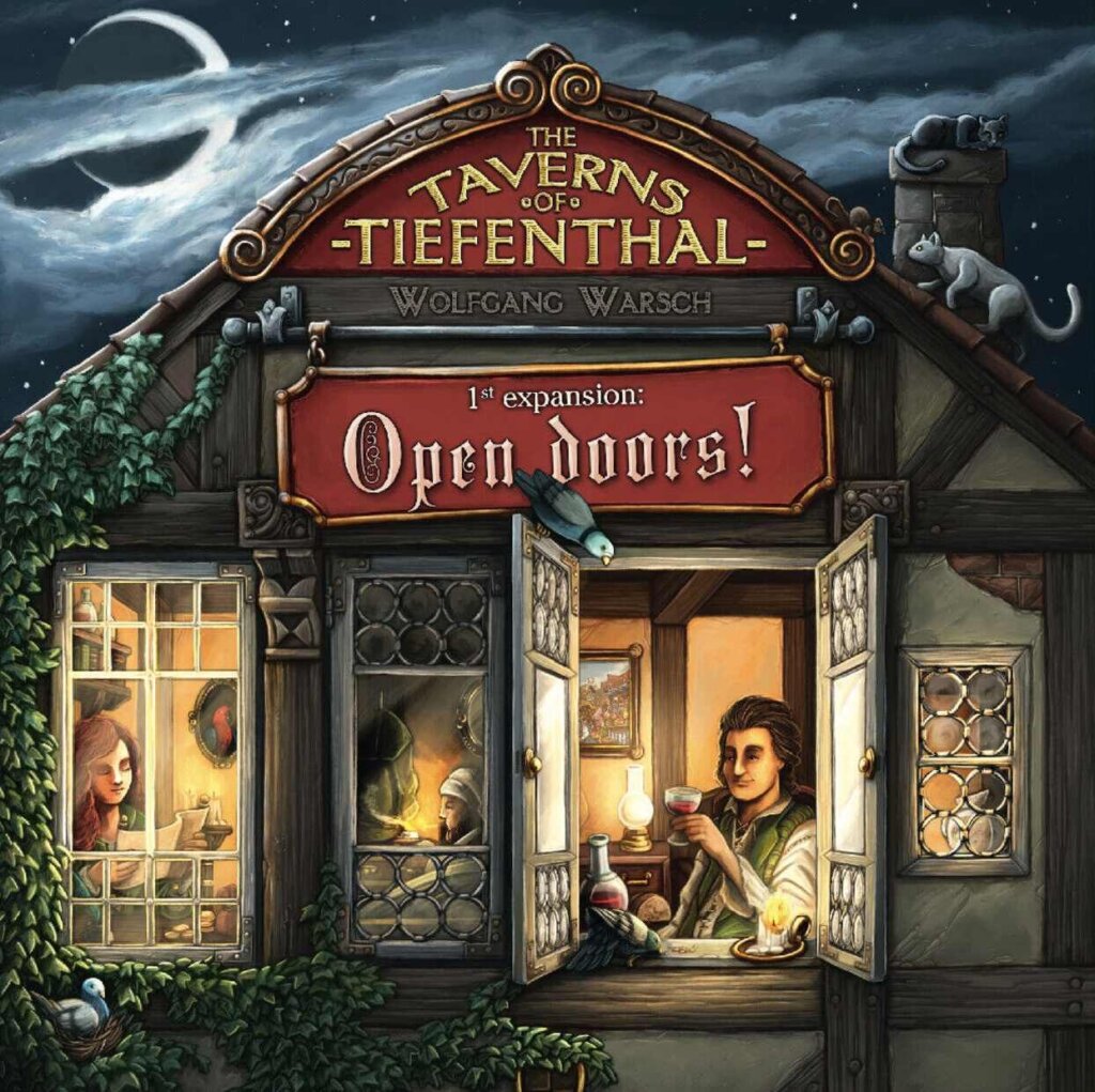 The Taverns of Tiefenthal: Open Doors board game cover
