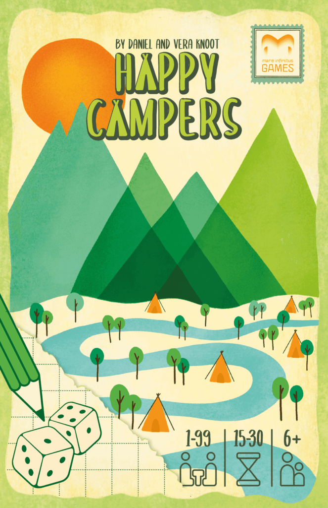 Happy Campers board game cover