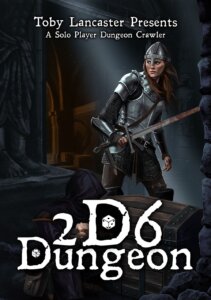 2D6 Dungeon: A Dungeon Crawler board game cover