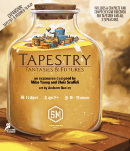 Tapestry: Fantasies & Futures board game cover