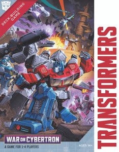 Transformers Deck-Building Game: War on Cybertron board game cover