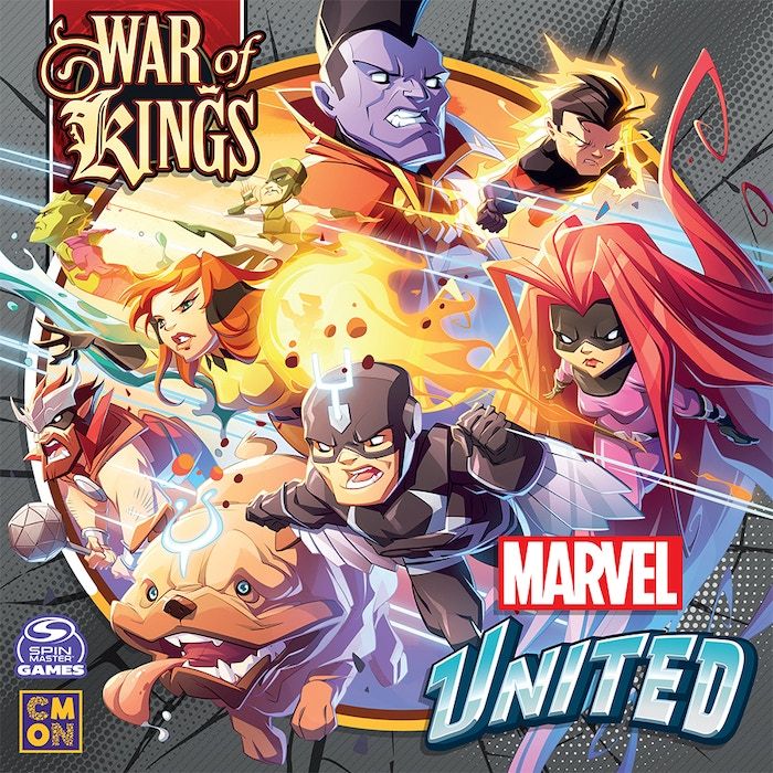 Marvel United: War of Kings board game cover