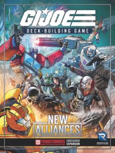 G.I. JOE Deck-Building Game: New Alliances – A Transformers Crossover Expansion board game cover