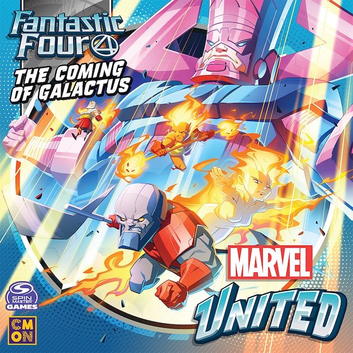 Marvel United: Fantastic Four – The Coming of Galactus board game cover