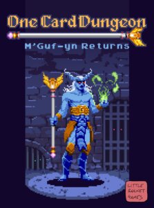 One Card Dungeon: M’Guf-yn Returns board game cover