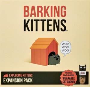 Exploding Kittens: Barking Kittens board game cover