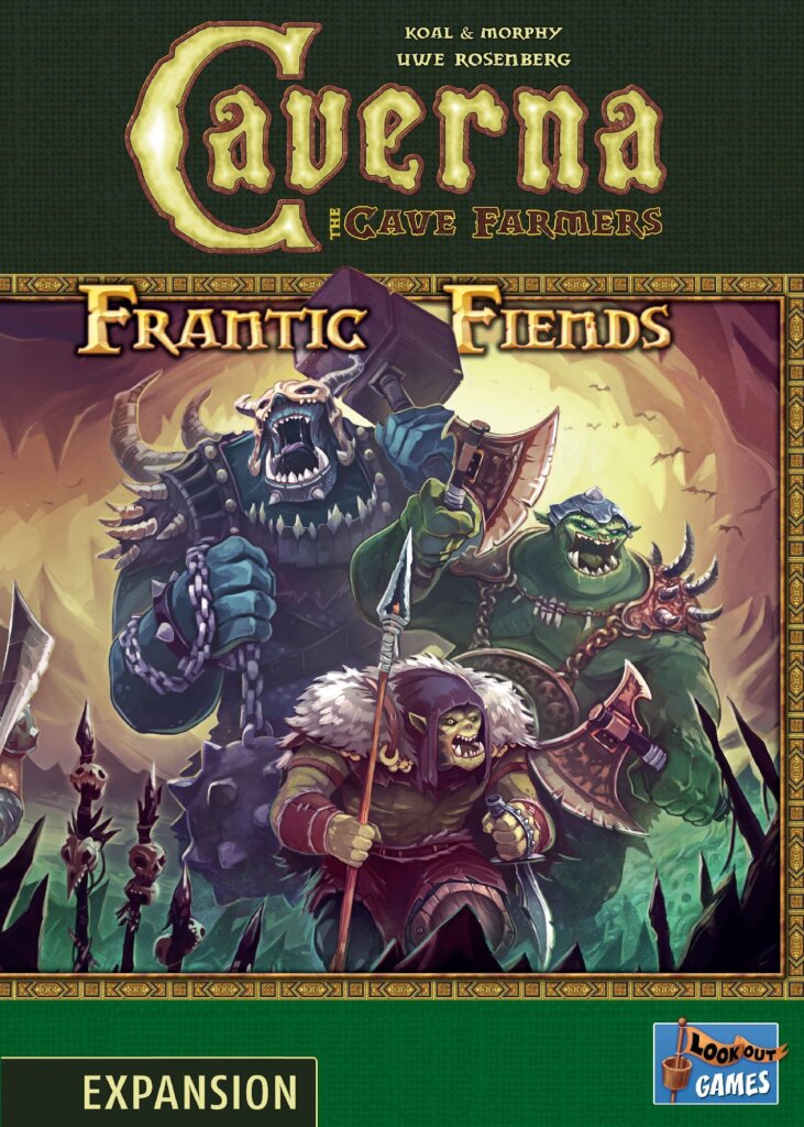 Caverna: Frantic Fiends board game cover