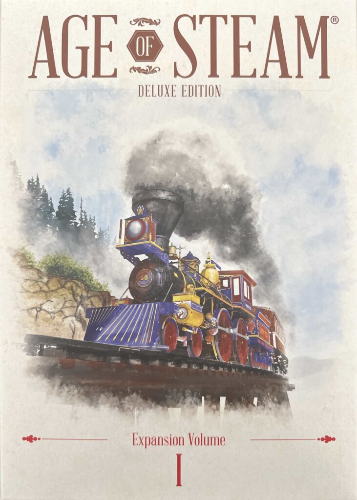 Age of Steam Deluxe: Expansion Volume I board game cover