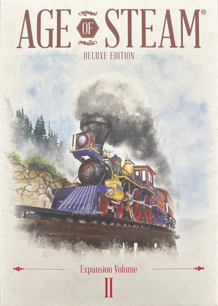 Age of Steam Deluxe: Expansion Volume II board game cover