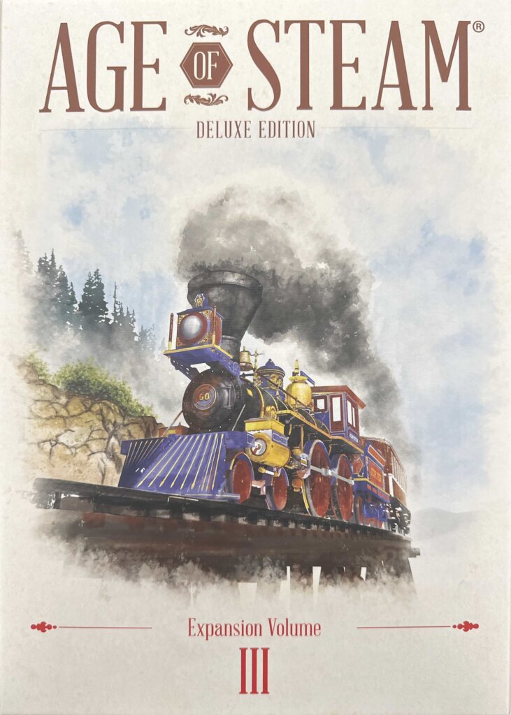 Age of Steam Deluxe: Expansion Volume III board game cover