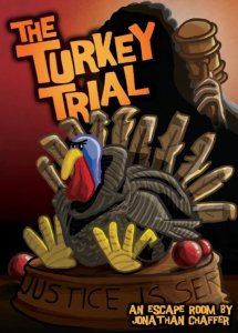 Holiday Hijinks #7: The Turkey Trial board game cover