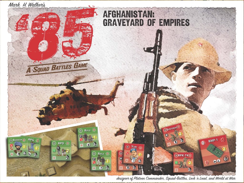 ’85 Afghanistan: Graveyard of Empires board game cover
