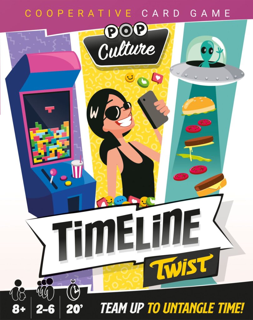 Timeline Twist: Pop Culture board game cover