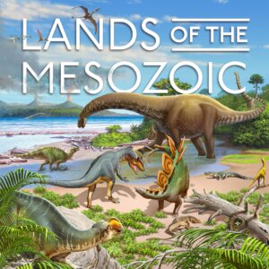 Lands of the Mesozoic board game cover