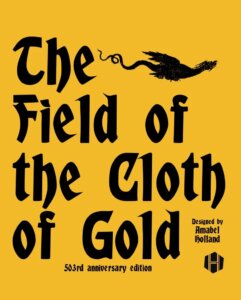 The Field of the Cloth of Gold board game cover
