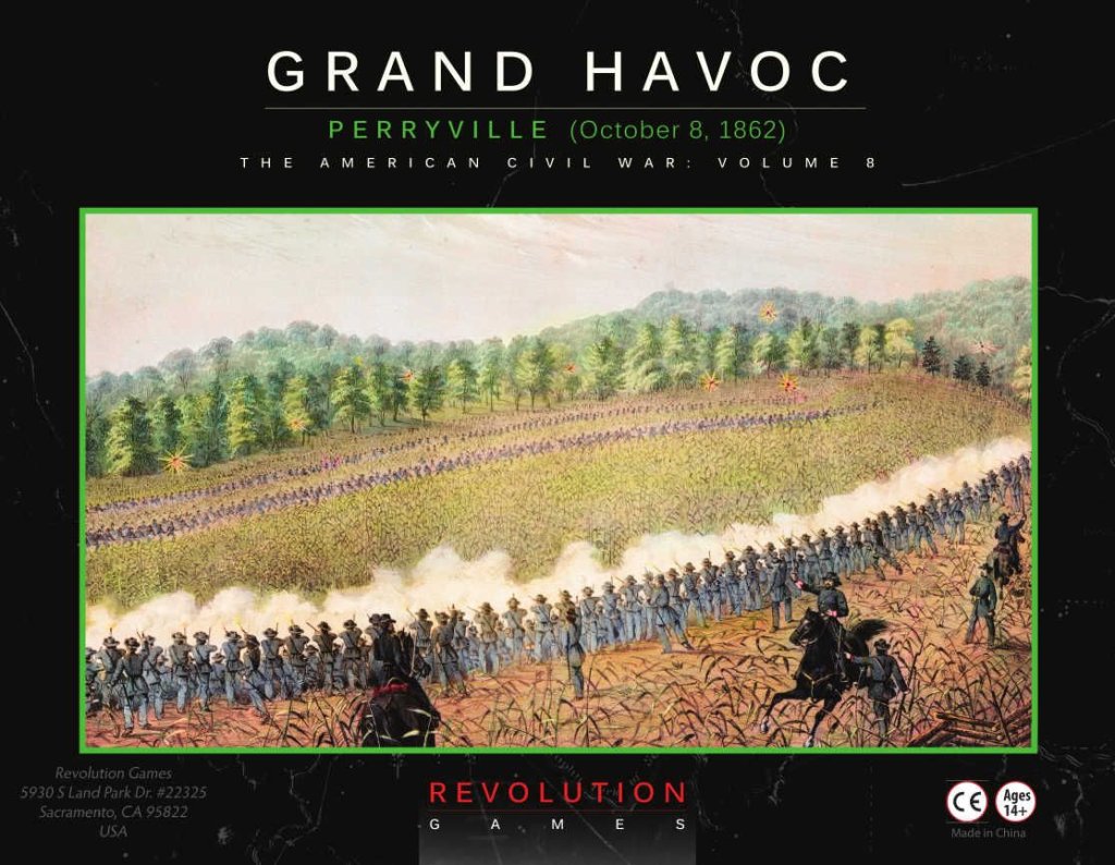 Grand Havoc: Perryville, October 8, 1862 board game cover