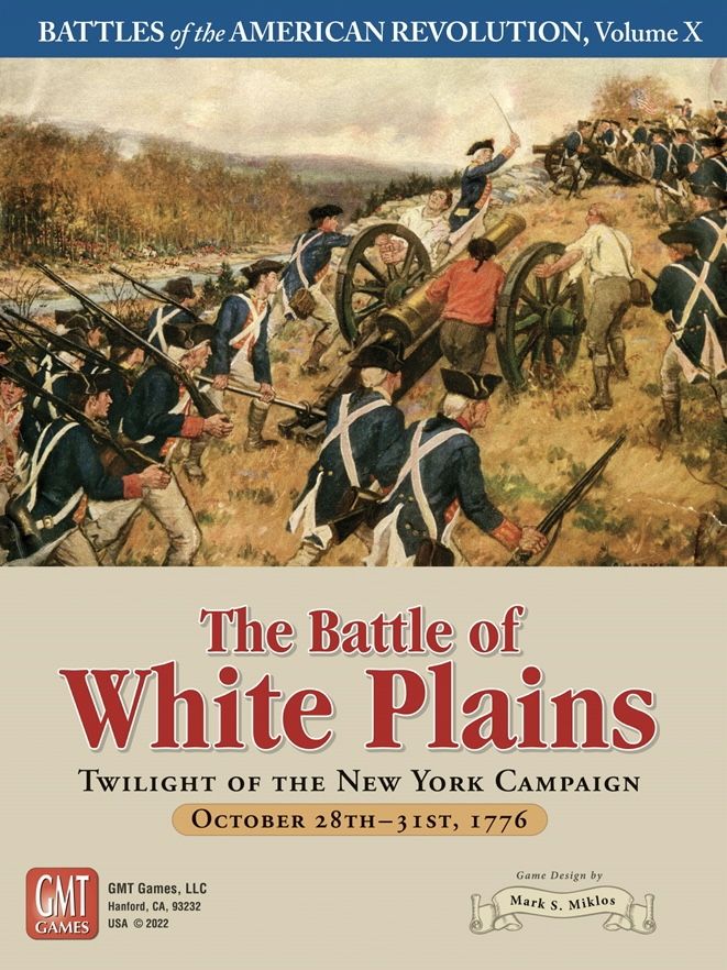 The Battle of White Plains: Twilight of the New York Campaign October 28th–31st, 1776 board game cover