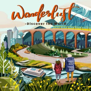 Wanderlust: Discover the World board game cover