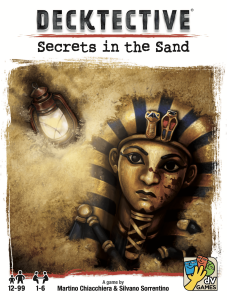 Decktective: Secrets in the Sand board game cover