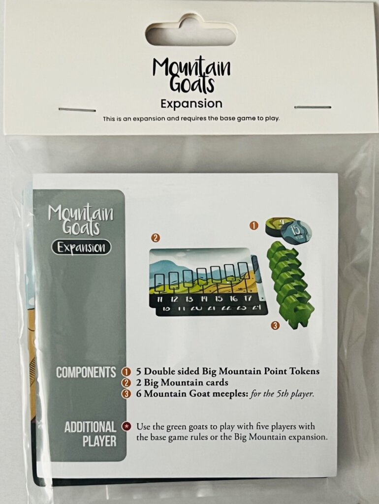 Mountain Goats: Expansion Pack board game cover