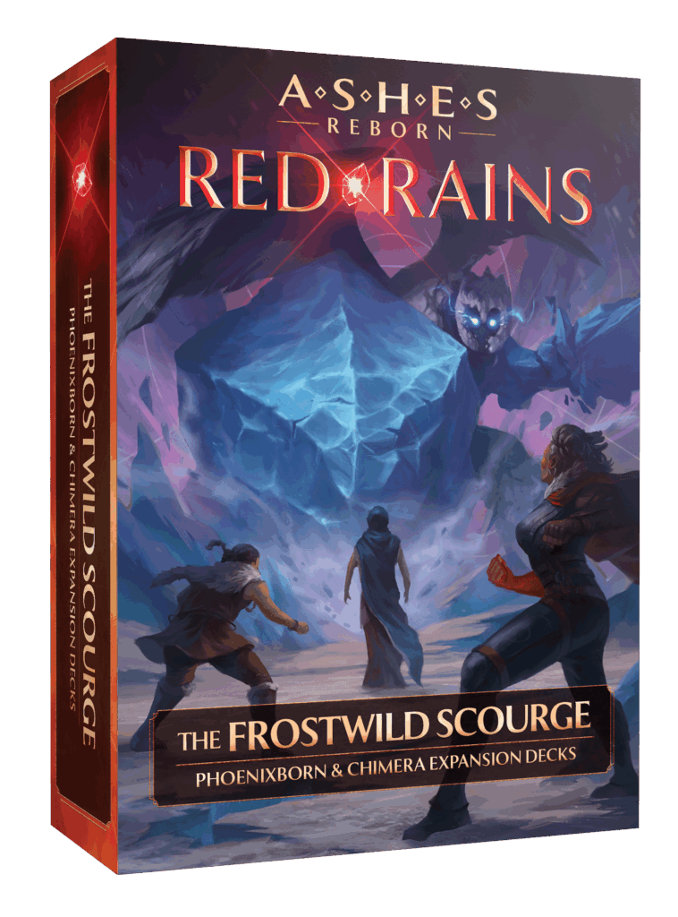 Ashes Reborn: Red Rains – The Frostwild Scourge board game cover