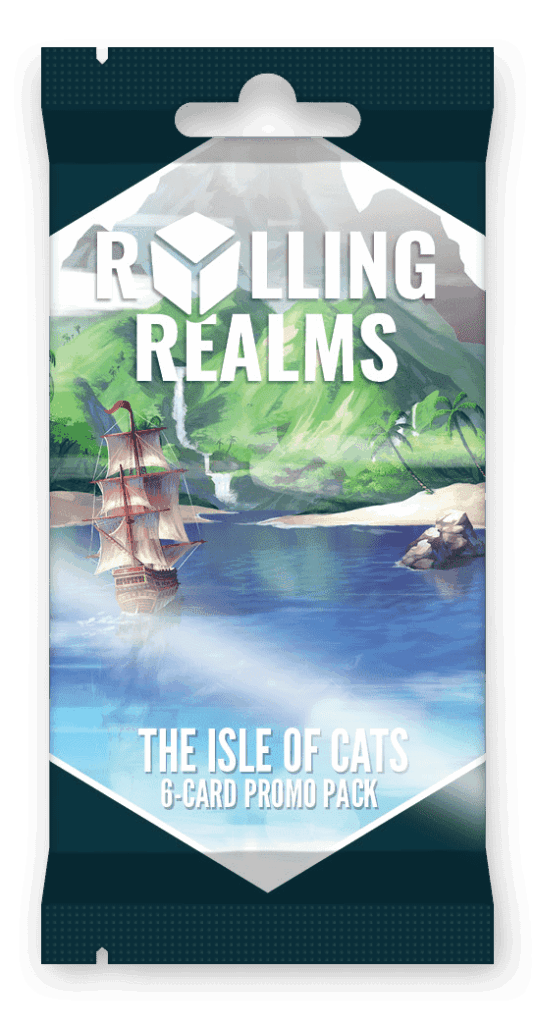 Rolling Realms: The Isle Of Cats Promo Pack board game cover