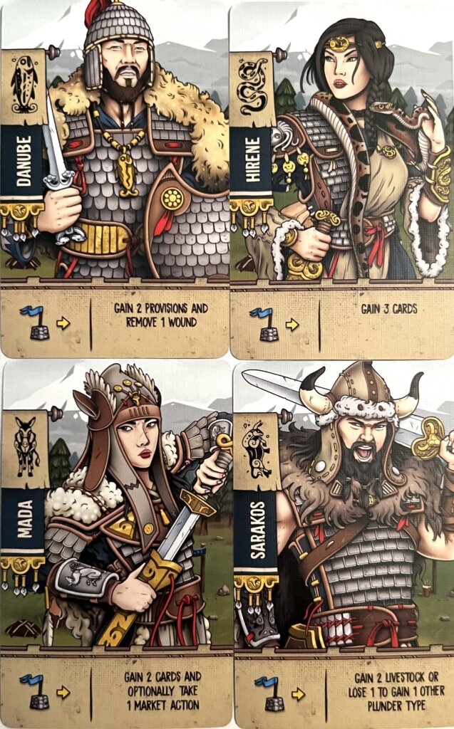 Raiders of Scythia: Four Heroes board game cover