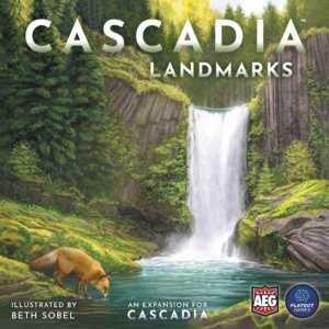 Cascadia: Landmarks board game cover