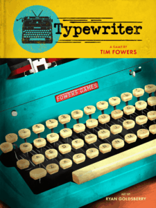 Typewriter board game cover