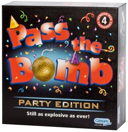Pass the Bomb: Party Edition board game cover