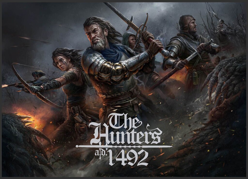 The Hunters A.D. 1492 board game cover
