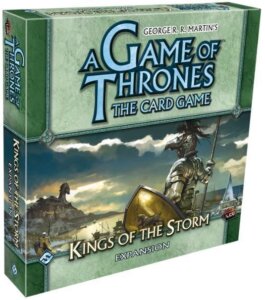 A Game of Thrones: The Card Game – Kings of the Storm board game cover