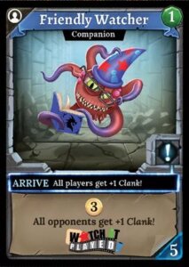 Clank!: Friendly Watcher Promo Card board game cover