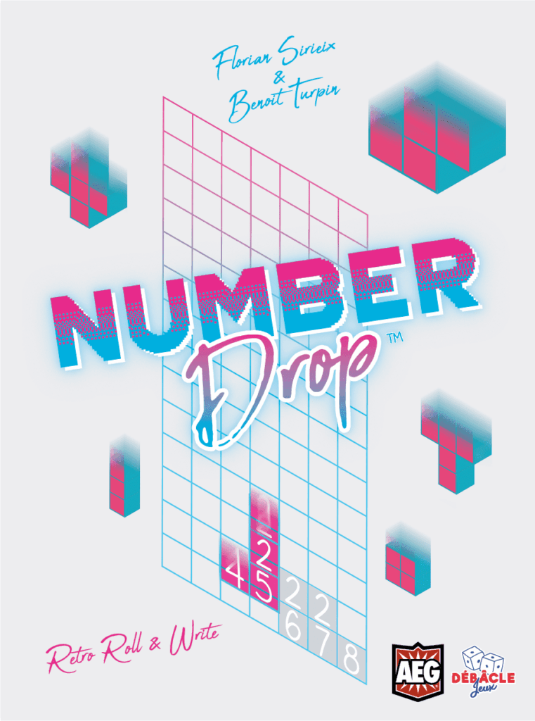 Number Drop board game cover