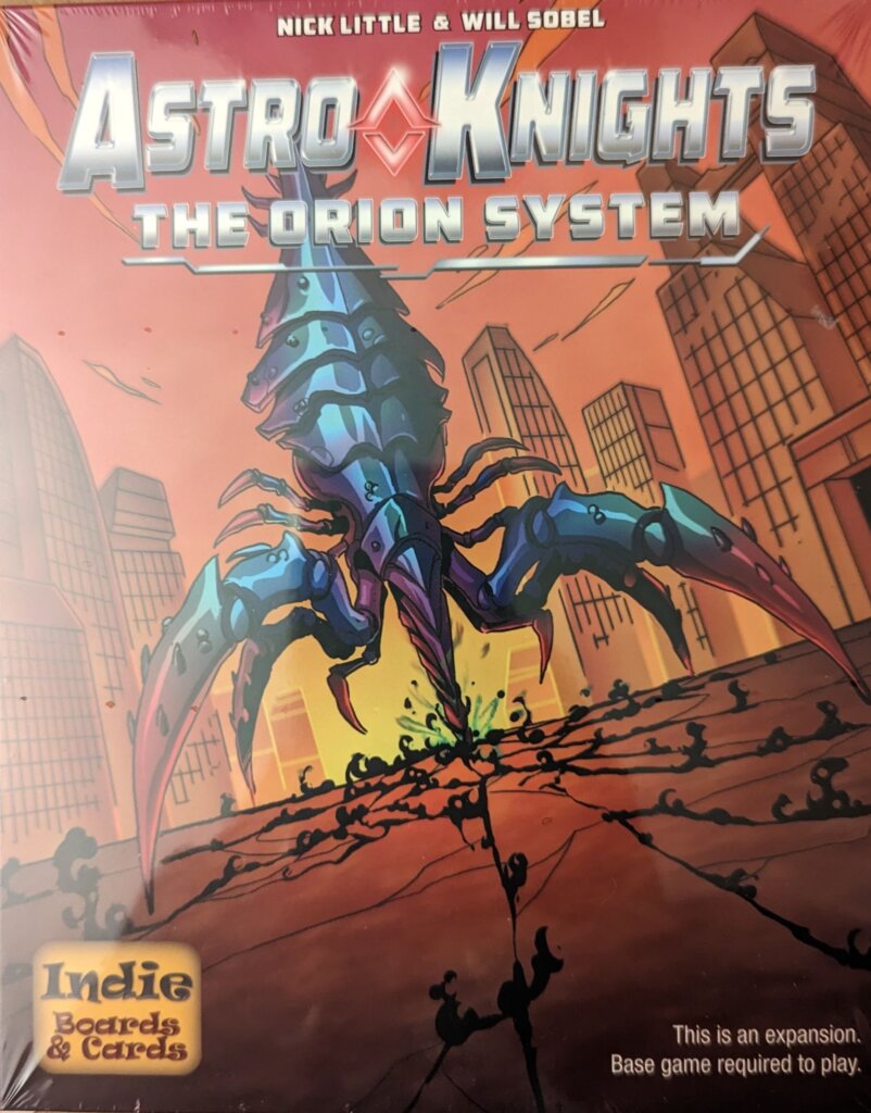 Astro Knights: The Orion System board game cover