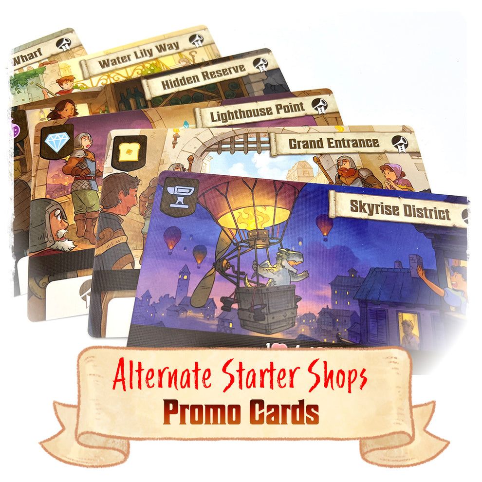 Flamecraft: Alternate Starter Shop Cards board game cover