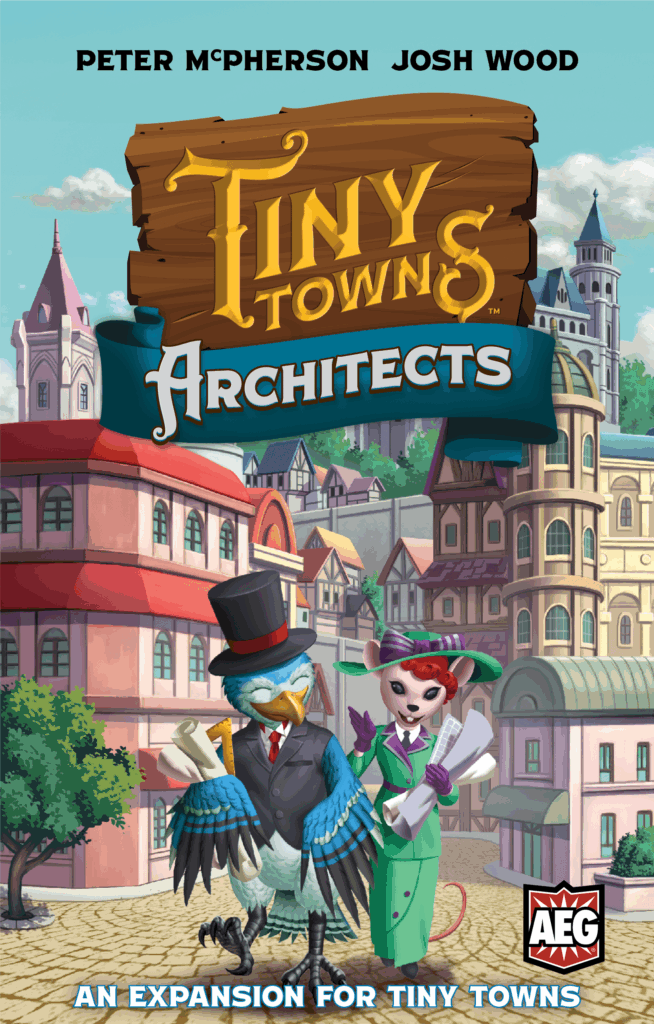 Tiny Towns: Architects board game cover