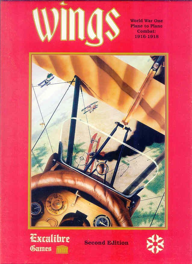 Wings: World War One Plane to Plane Combat 1916-1918 board game cover