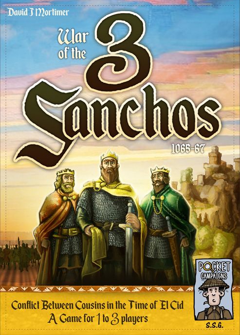 War of the 3 Sanchos 1065-67 board game cover