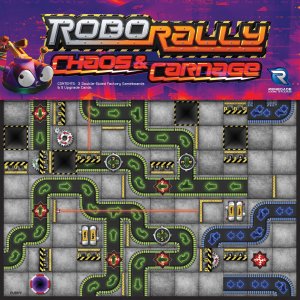 Robo Rally: Chaos & Carnage board game cover