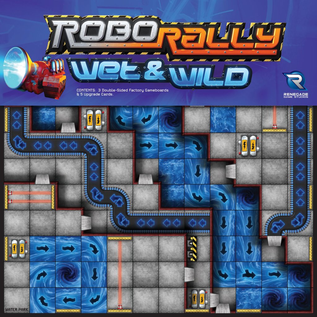Robo Rally: Wet & Wild board game cover