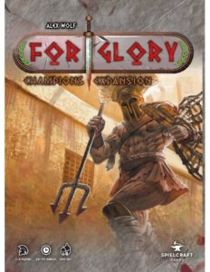 For Glory: Champions Expansion board game cover