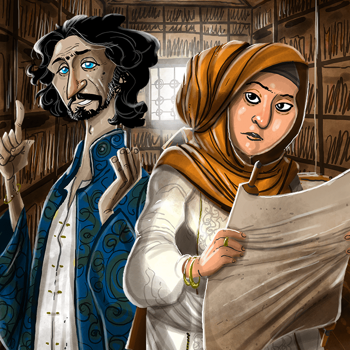 Scholars of the South Tigris: Kickstarter Translator Promo Cards board game cover