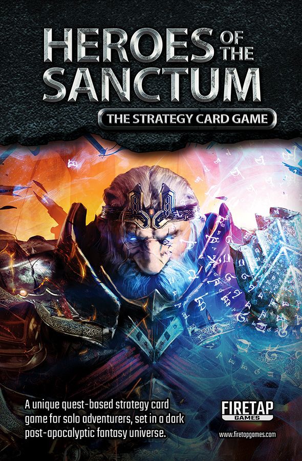 Heroes of the Sanctum: The Strategy Card Game board game cover