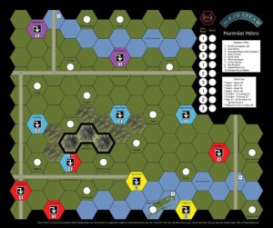 Age of Steam Expansion: Montréal Métro board game cover