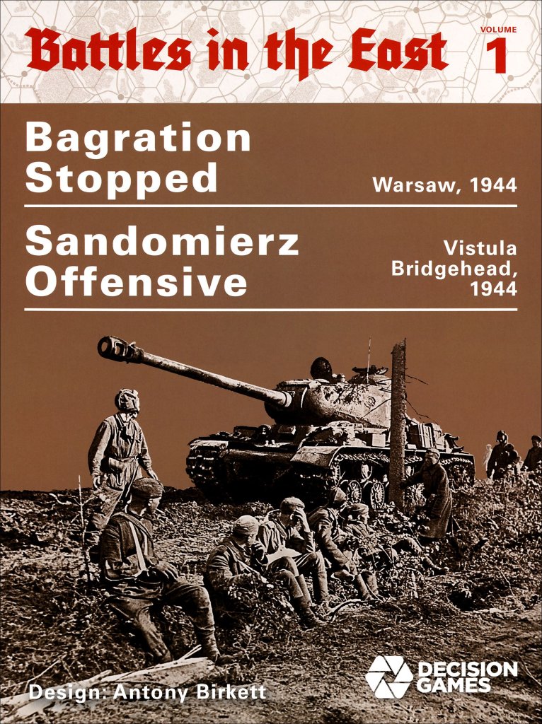 Battles in the East 1: Sandomierz Offensive and Bagration Stopped board game cover