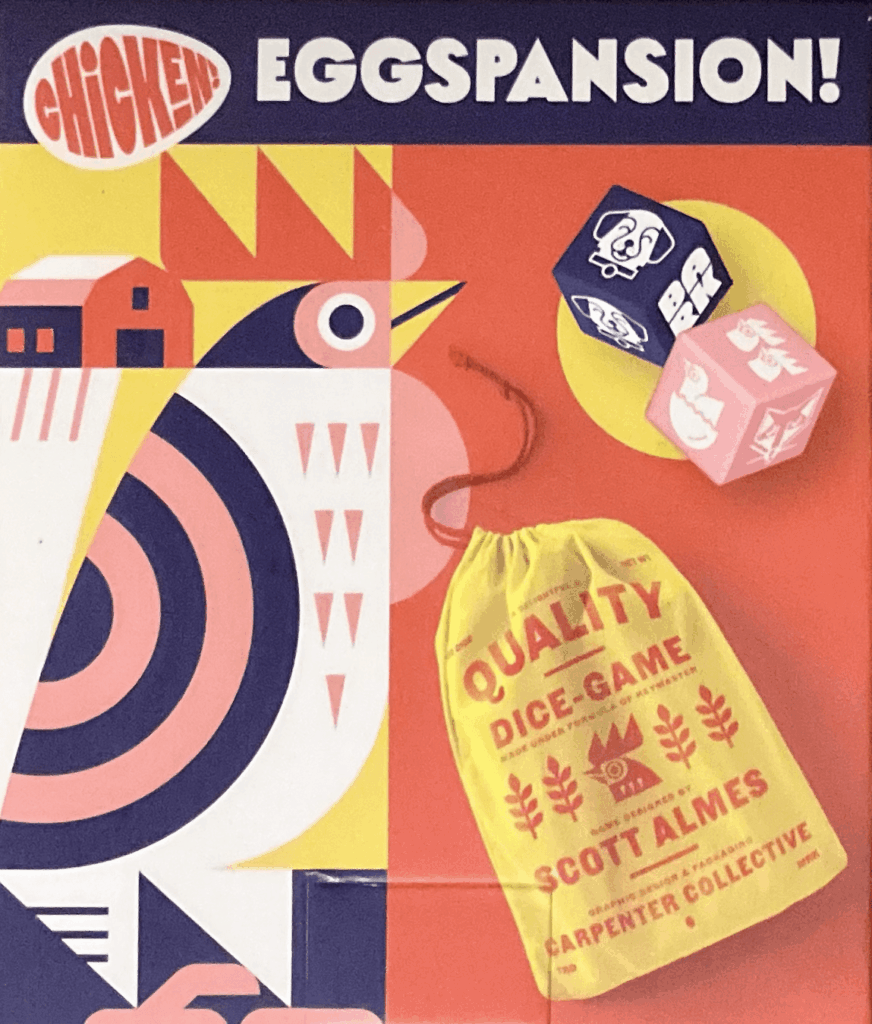 Chicken!: Eggspansion board game cover